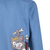 Woody Jongens-Heren pyjama, blauw