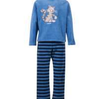 Woody Meisjes-Dames pyjama, blauw
