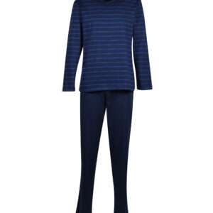 Woody Heren pyjama, donkerblauw-blauw