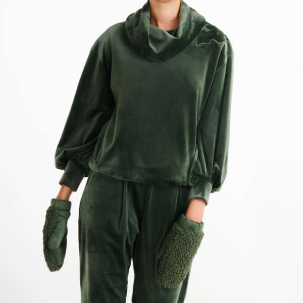 LORDS x LILIES Meisjes-Dames top, olijfgroen