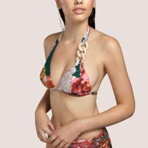 WOOLF garden haltertriangelbikini mousse