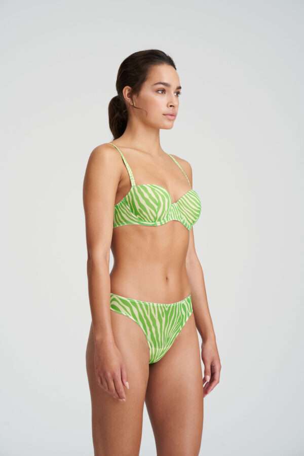TRISTAN vert bambou string