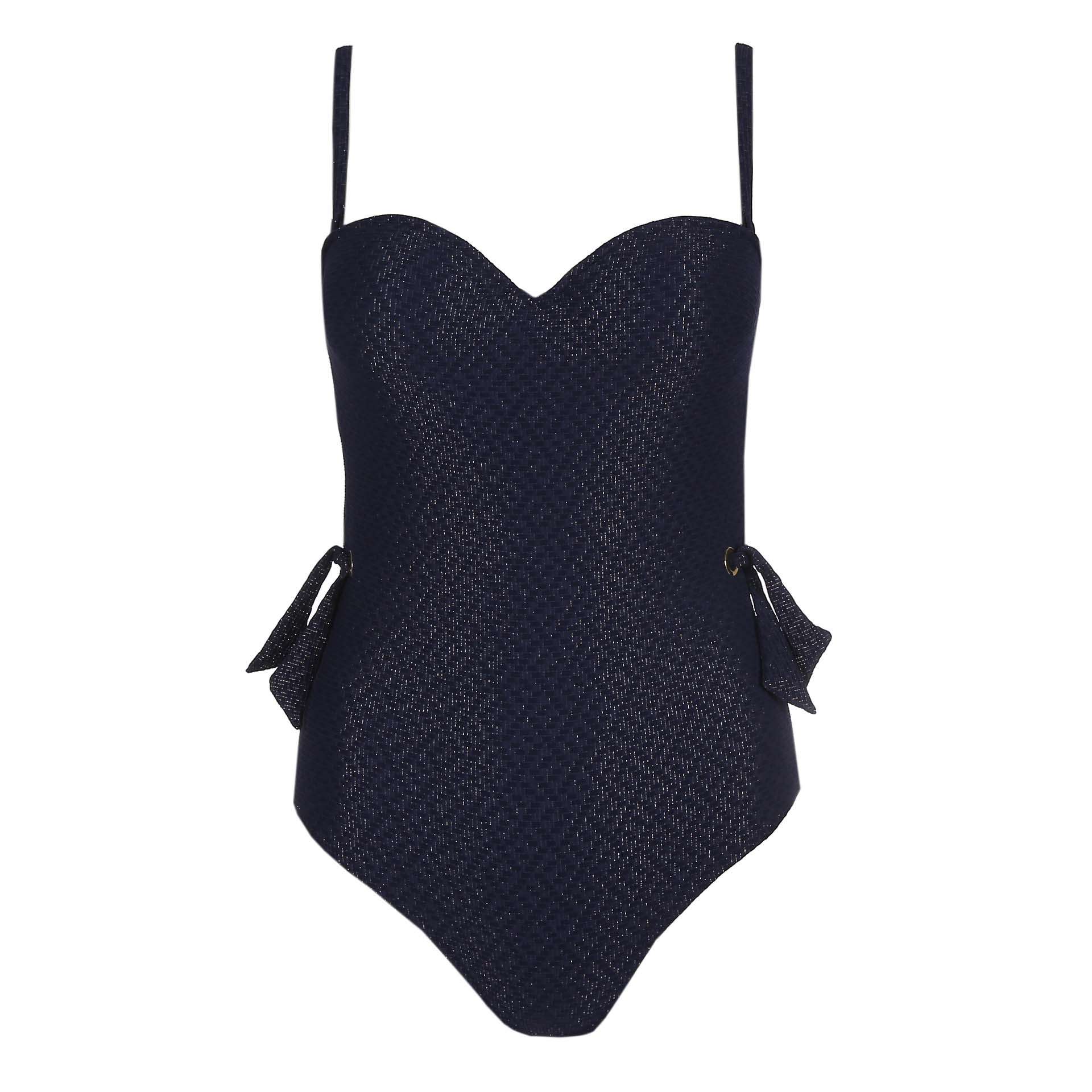 VALENTINA evening blue strapless badpak met mousse VALENTINA evening blue strapless badpak met mousse
