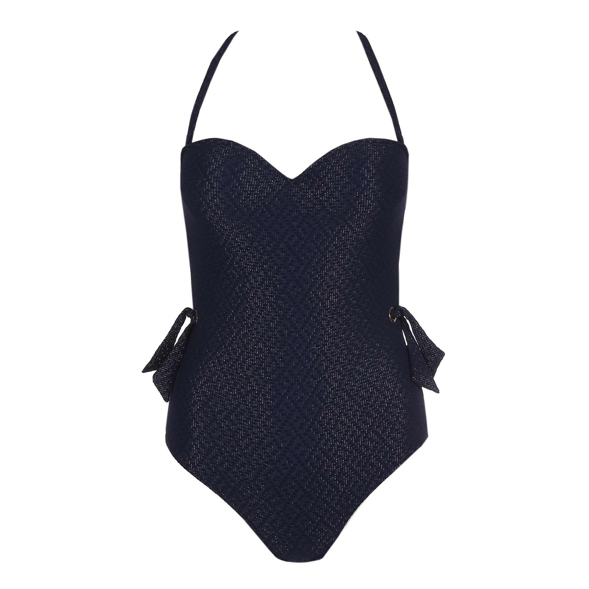 VALENTINA evening blue strapless badpak met mousse VALENTINA evening blue strapless badpak met mousse