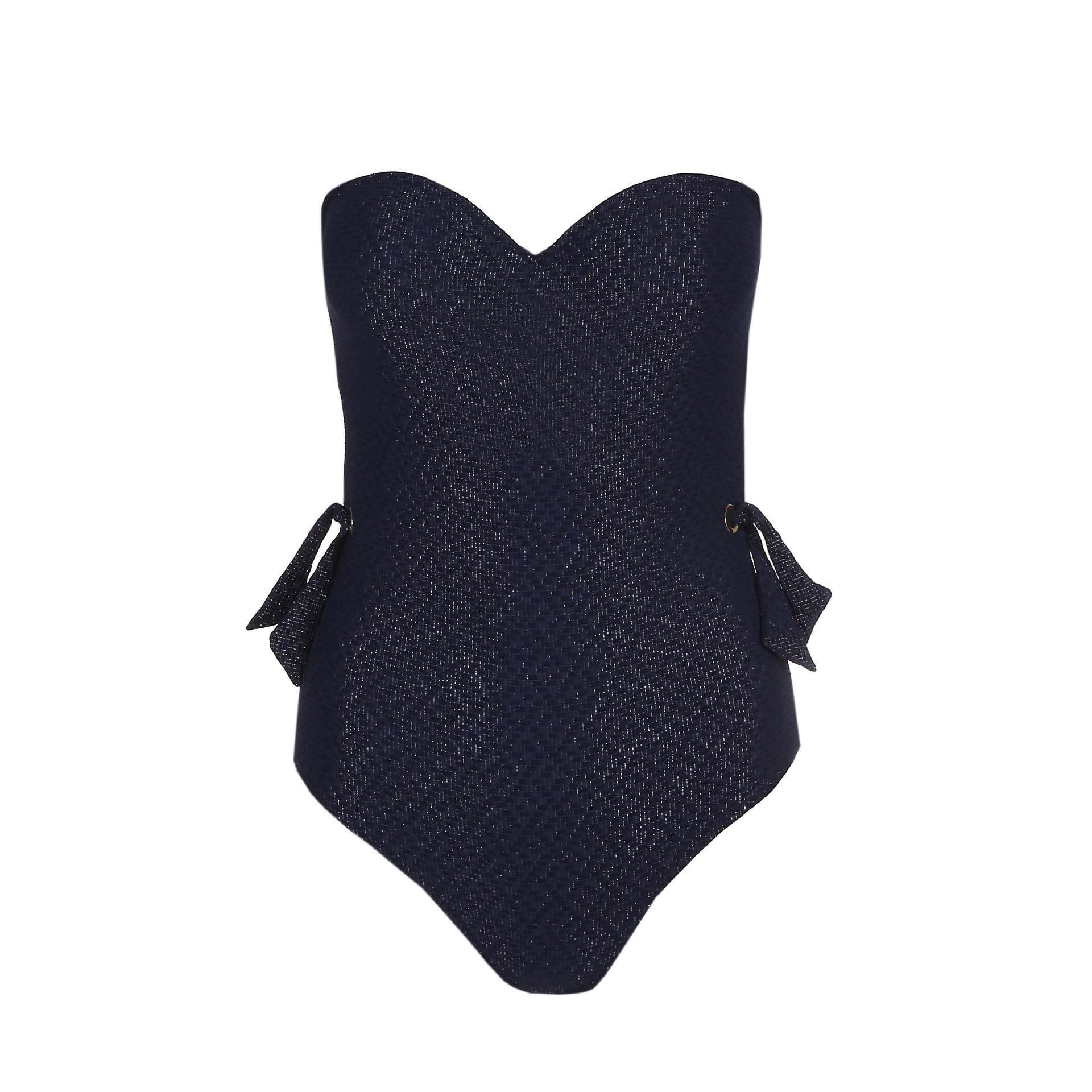 VALENTINA evening blue strapless badpak met mousse VALENTINA evening blue strapless badpak met mousse
