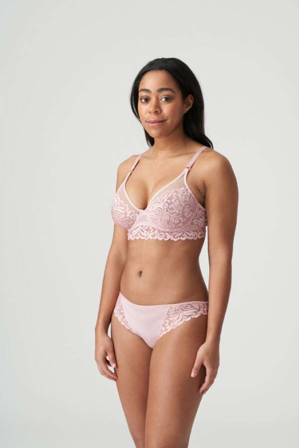 ELIS Vintage Pink plunge bh longline