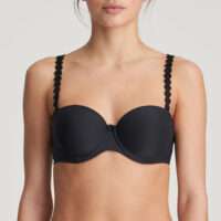 TOM charbon mousse bh - strapless