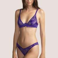 ANDRAOS funky violet luxe string