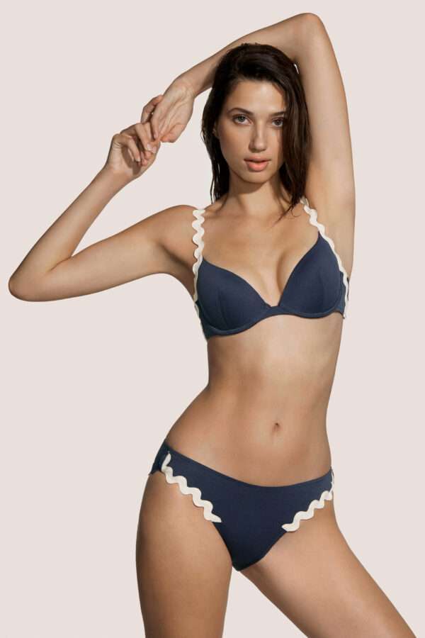 DREW navy blue bikini rioslip