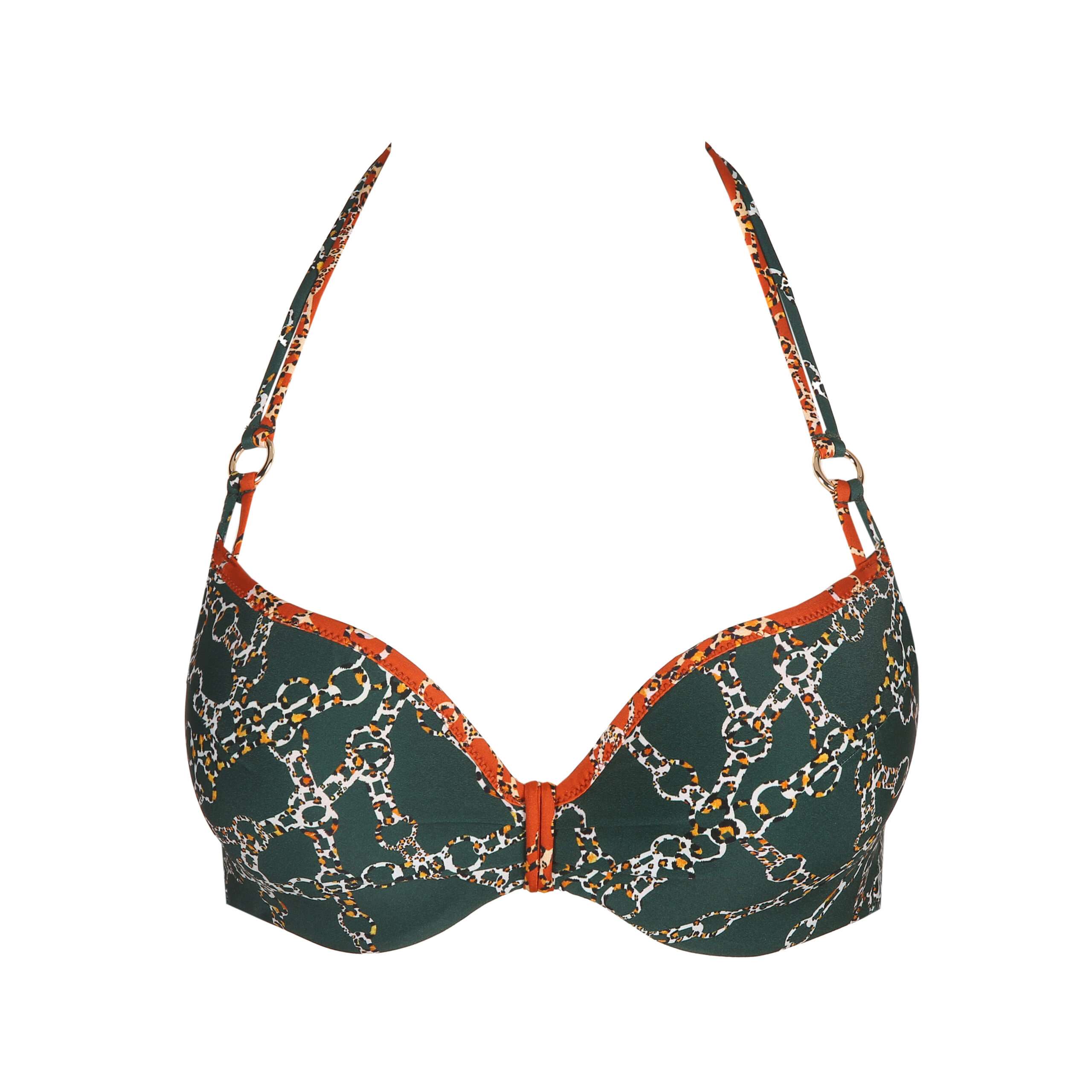 TAZAR Malachite voorgevormde bikini hartvorm TAZAR Malachite voorgevormde bikini hartvorm