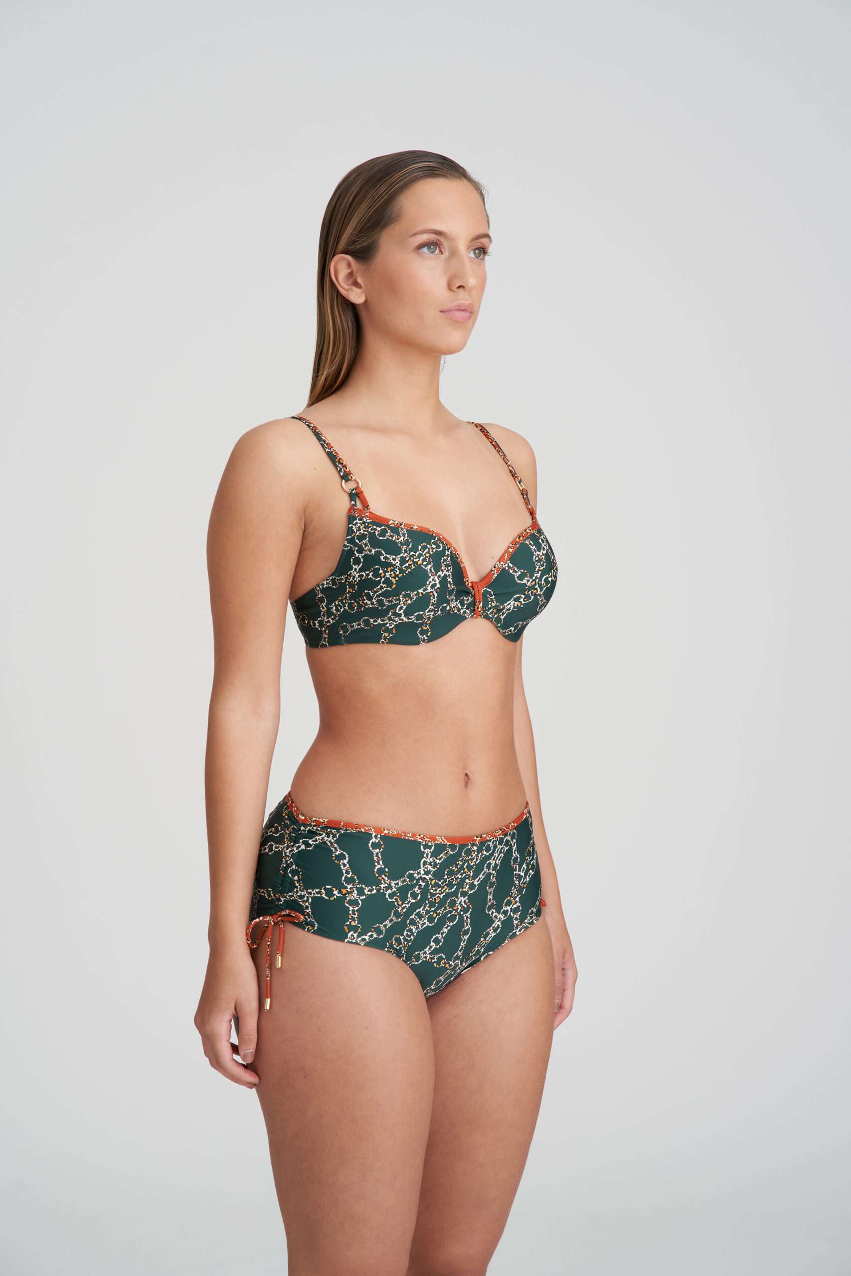 TAZAR Malachite voorgevormde bikini hartvorm TAZAR Malachite voorgevormde bikini hartvorm