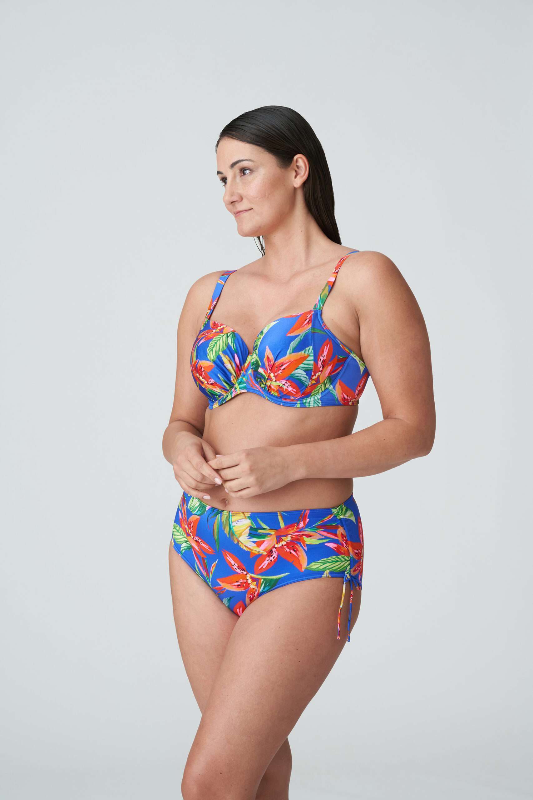 LATAKIA Tropical Rainforest bikini tailleslip met koordjes LATAKIA Tropical Rainforest bikini tailleslip met koordjes