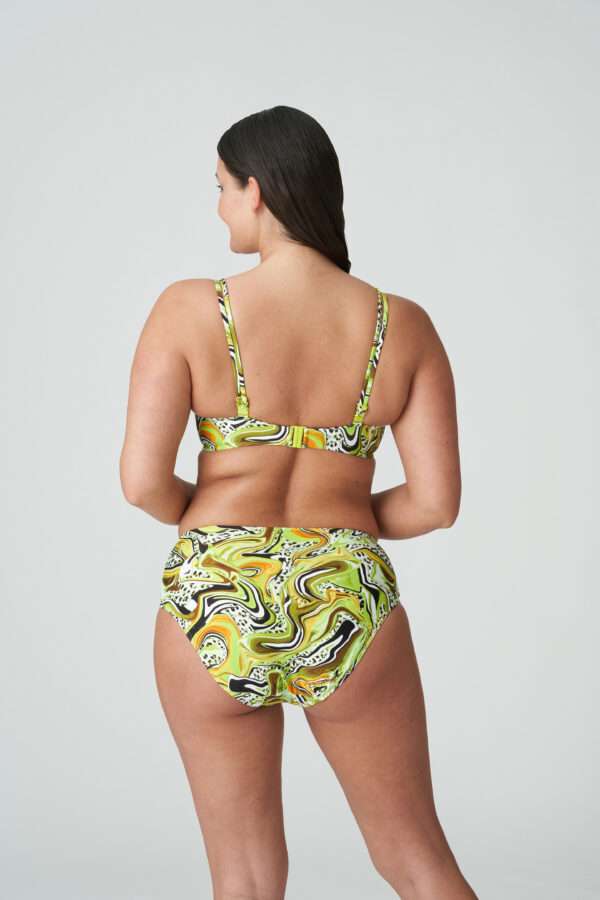 JAGUARAU Lime swirl bikini tailleslip