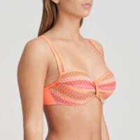 ALMOSHI juicy peach voorgevormde balconette bikini