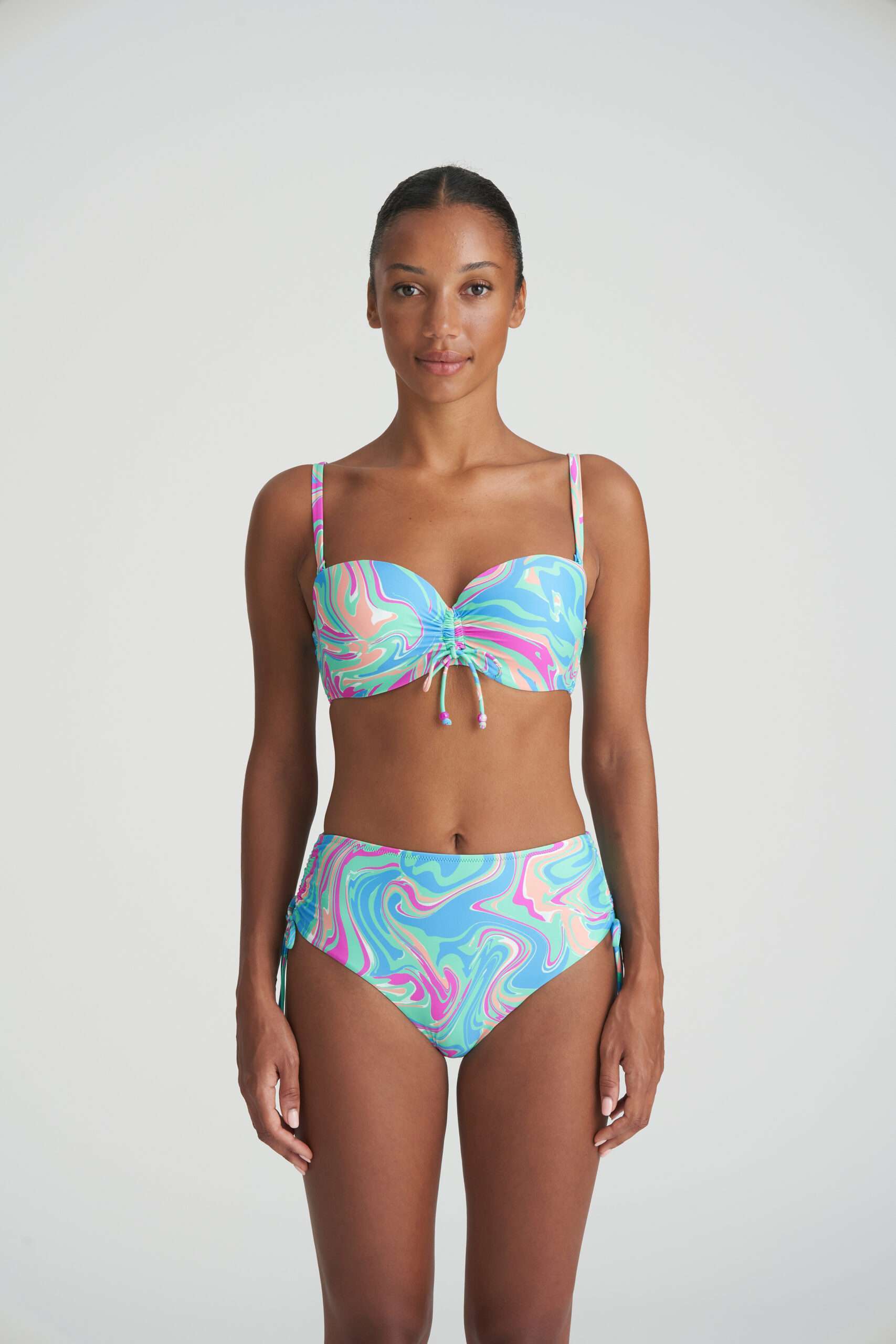 ARUBANI Ocean Swirl voorgevormde bikini strapless ARUBANI Ocean Swirl voorgevormde bikini strapless