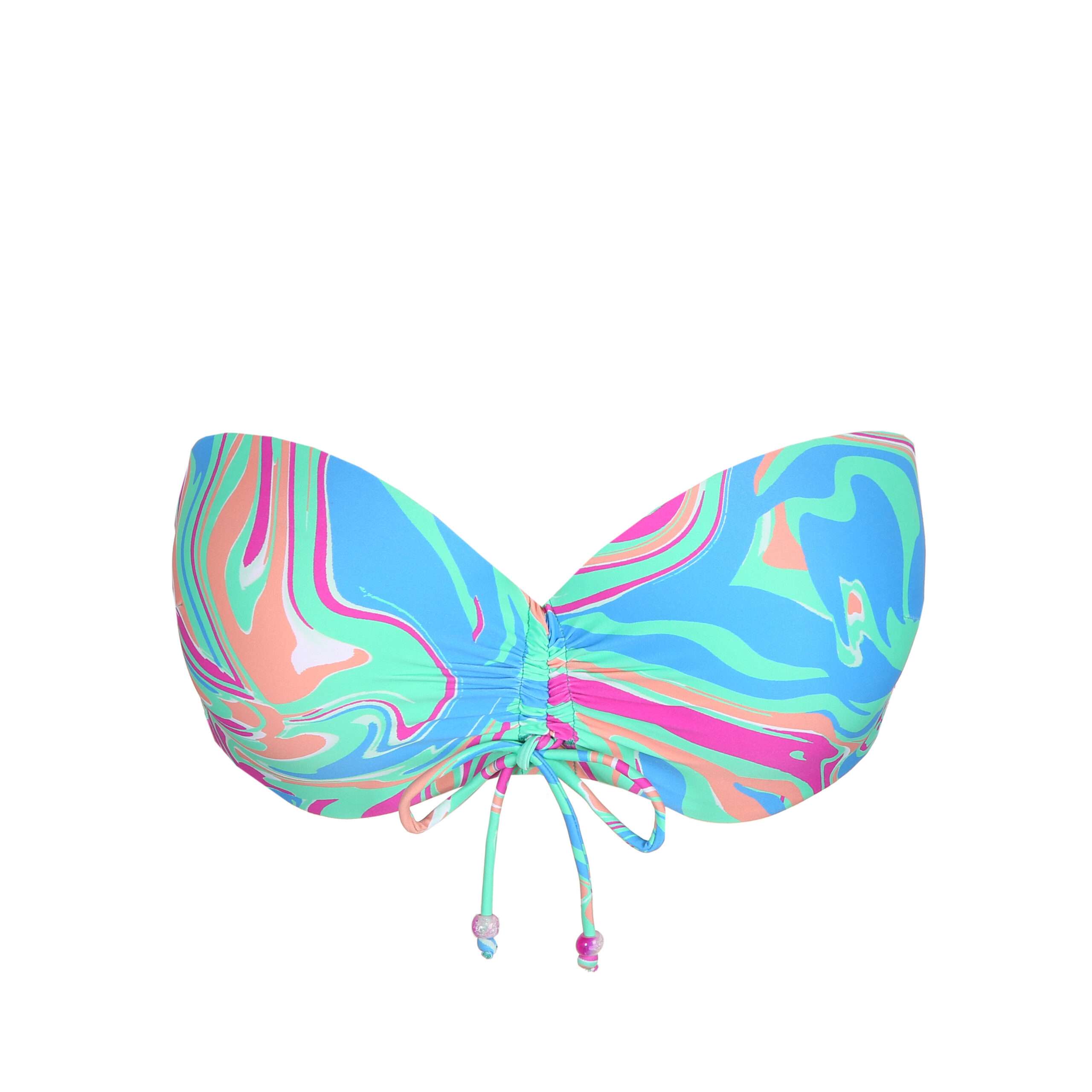 ARUBANI Ocean Swirl voorgevormde bikini strapless ARUBANI Ocean Swirl voorgevormde bikini strapless