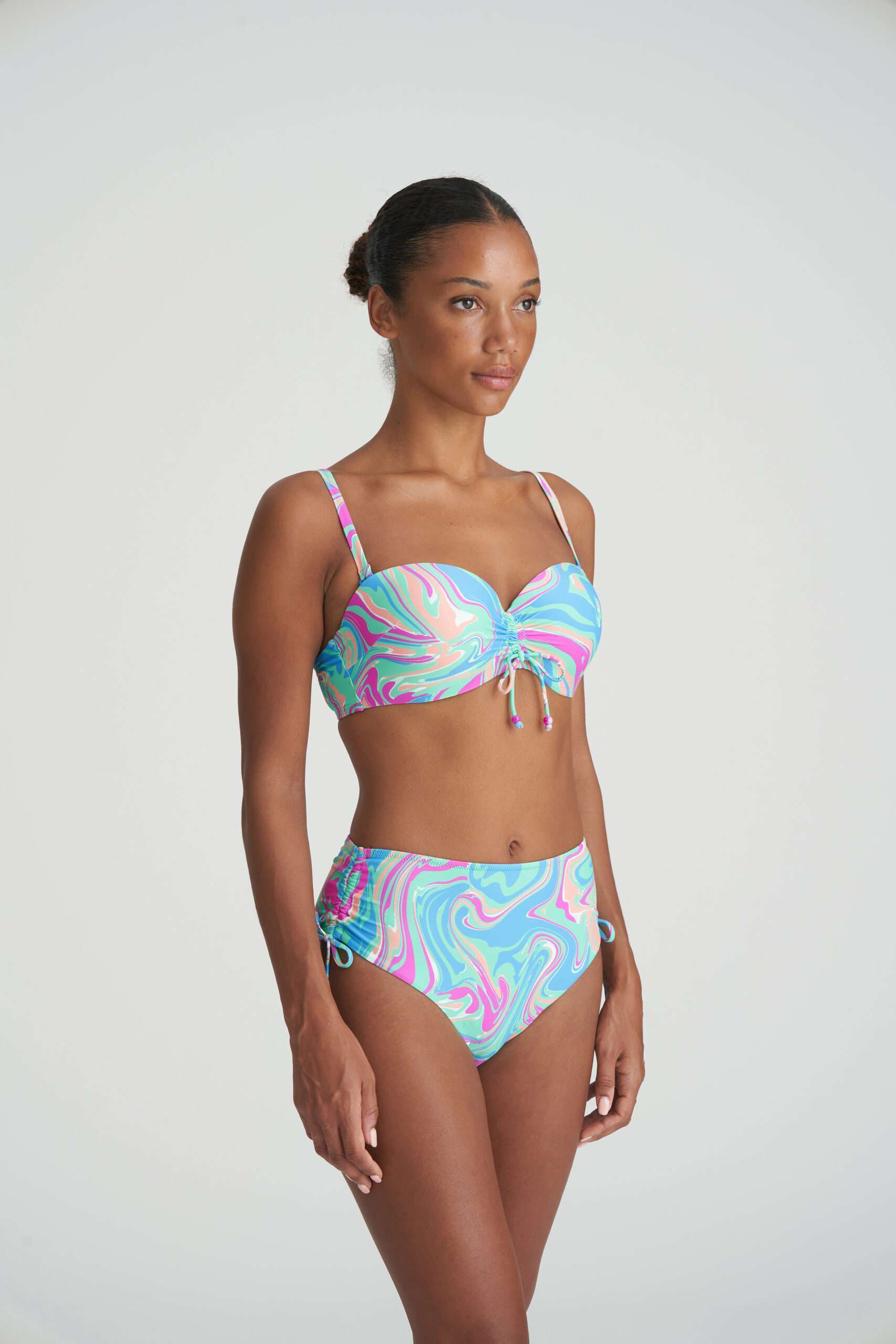 ARUBANI Ocean Swirl voorgevormde bikini strapless ARUBANI Ocean Swirl voorgevormde bikini strapless