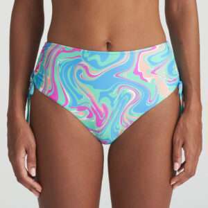 ARUBANI Ocean Swirl bikini tailleslip met koordjes