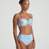 ARUBANI Ocean Swirl bikini tailleslip met koordjes