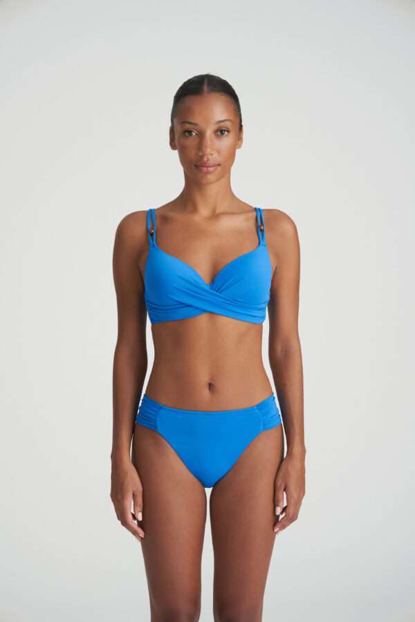 FLIDAIS mistral blauw voorgevormde plunge bikinitop