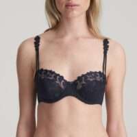 LEDA Night Blue balconnet mousse met naad