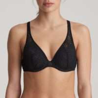 RICHARD zwart mousse bh hartvorm