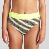 MURCIA Yellow flash bikini slip met omslag