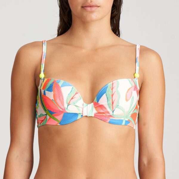 TARIFA Tropical blossom bikini diep decol. met mousse