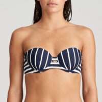 CADIZ Water Blue strapless bikini met mousse