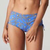 OLBIA electric blue bikini tailleslip met koordjes