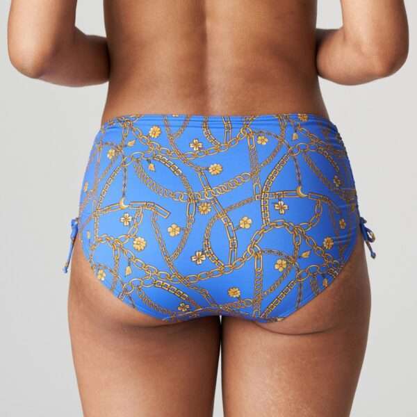 OLBIA electric blue bikini tailleslip met koordjes