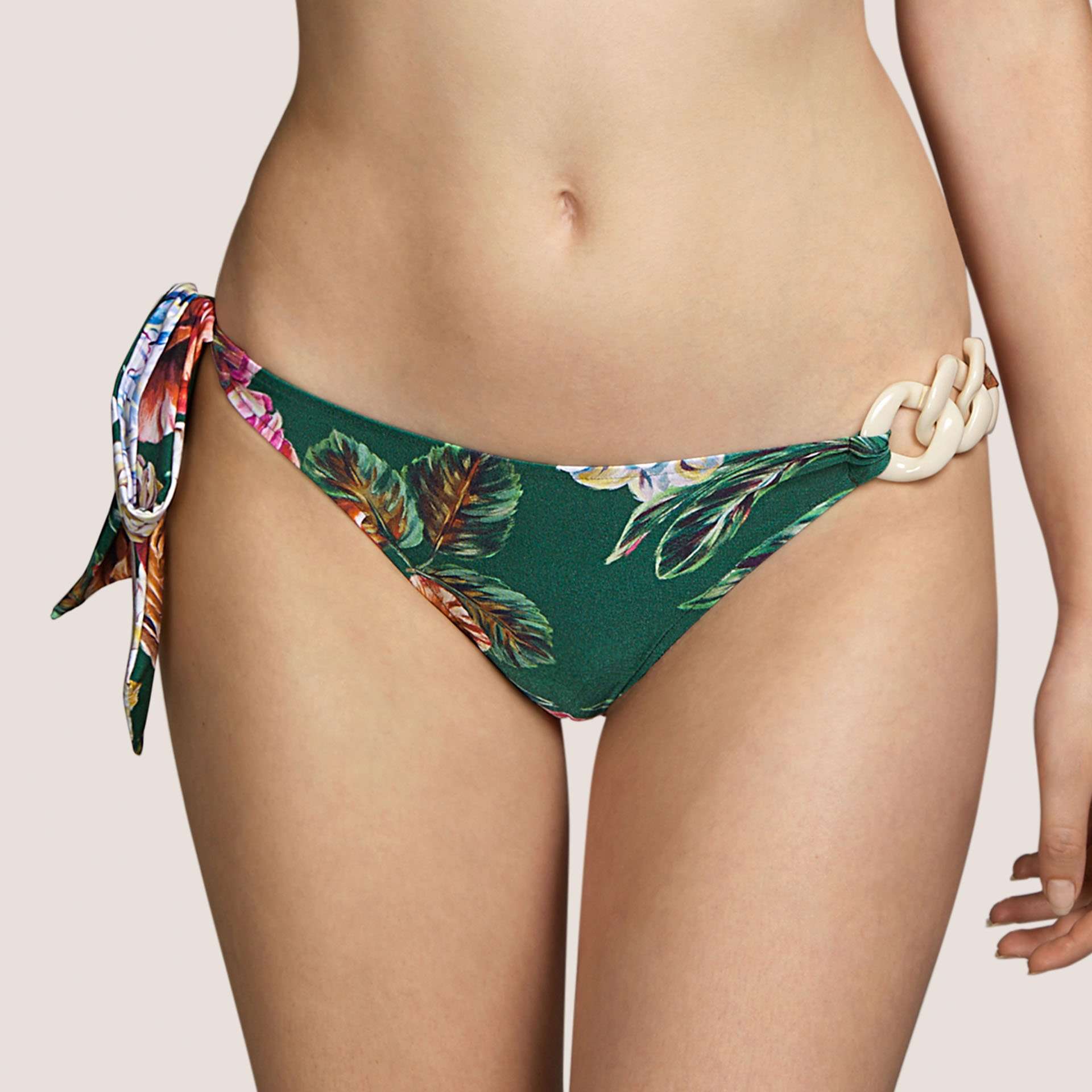 WOOLF garden bikini heupslip met koordjes WOOLF garden bikini heupslip met koordjes