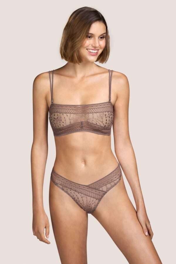 VAUGHAN Caribe Taupe luxe string