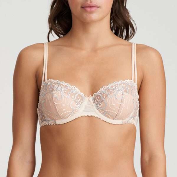 JANE pale peach balconnet mousse met naad