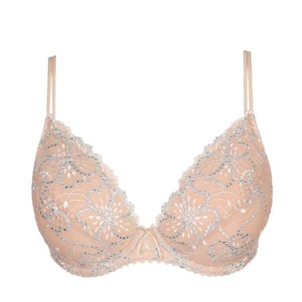 JANE pale peach push-up bh uitneembare pads