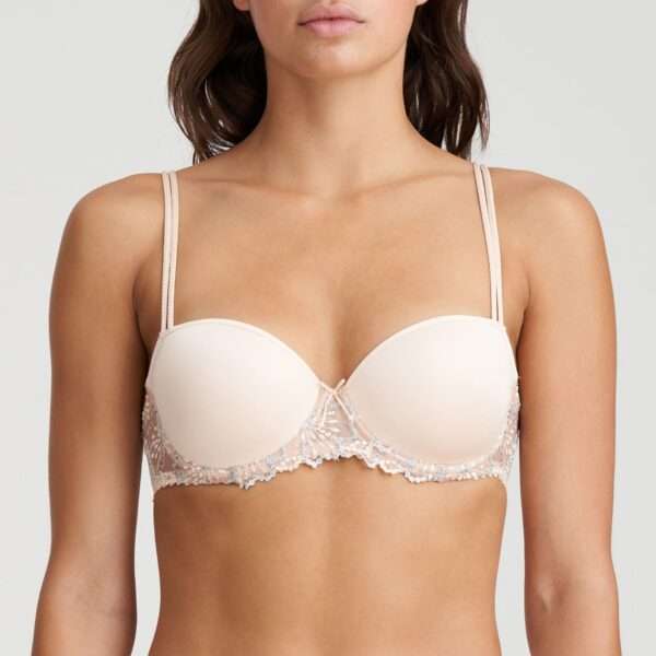 JANE pale peach balconnet bh met mousse cups