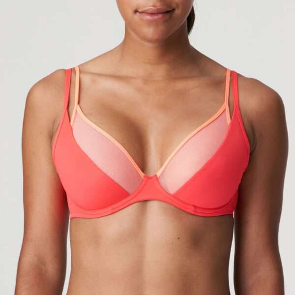 MARIKO fruit punch deep plunge wire bra