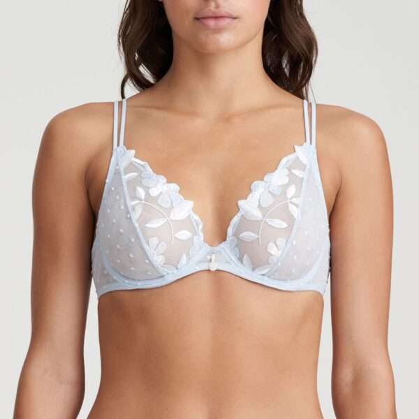 AGNES Pale Blue beugelbh diep dÃ©colletÃ©