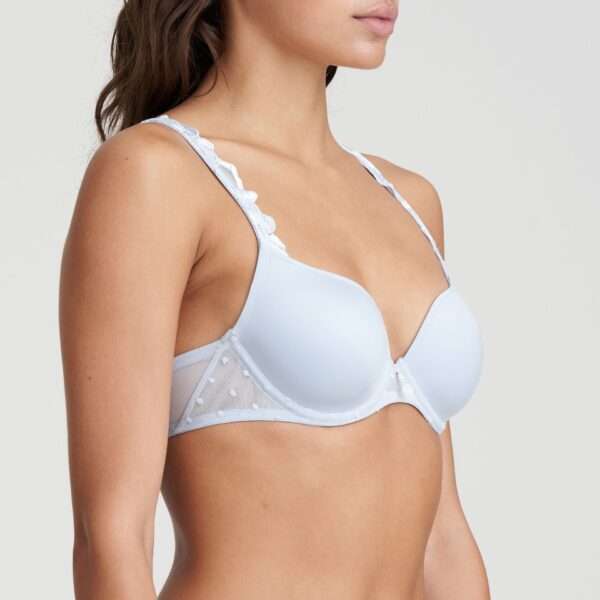 AGNES Pale Blue mousse bh hartvorm