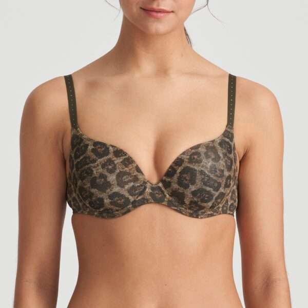 HUGH olive green voorgevormde bh - hartvorm
