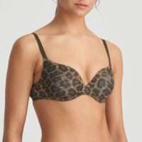 HUGH olive green voorgevormde bh - hartvorm