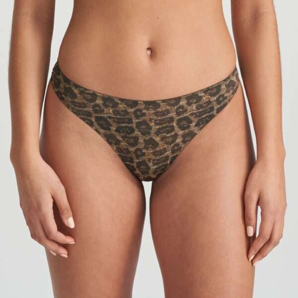 HUGH olive green string