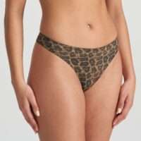 HUGH olive green string
