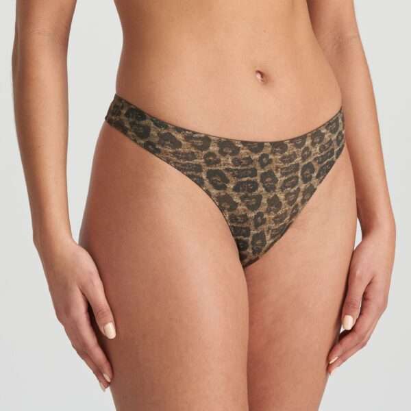 HUGH olive green string