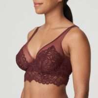 FIRST NIGHT Merlot plunge bh longline