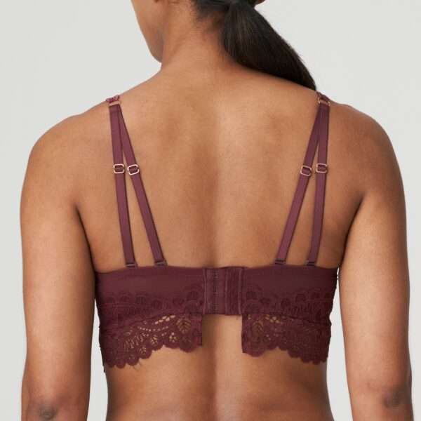 FIRST NIGHT Merlot plunge bh longline