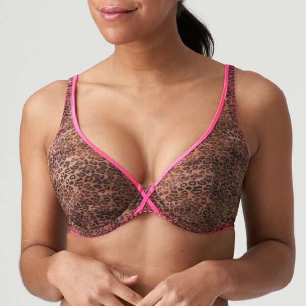 CAFE PLUME Cheetah voorgevormde bralette