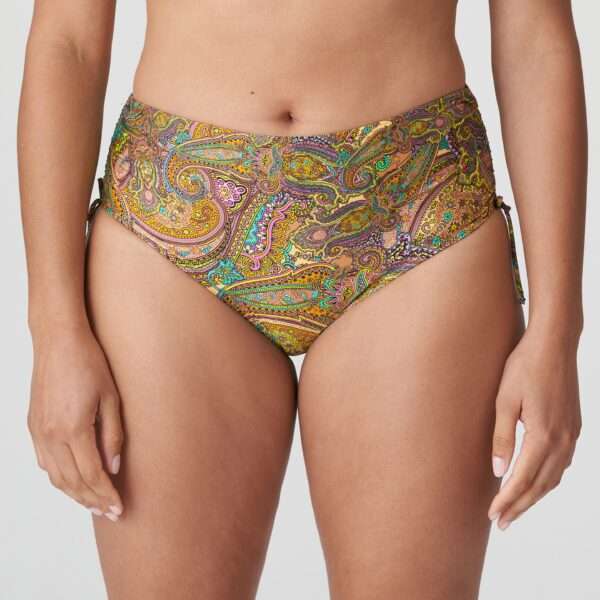 SAKARUN Sunny Paisley bikini tailleslip met koordjes