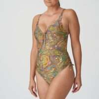 SAKARUN Sunny Paisley plunge badpak