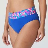 KARPEN Electric Blue bikini slip met omslag